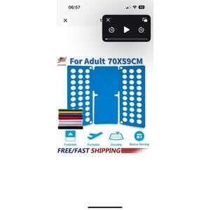 Clothes T-Shirt Flip Fold Folding Board Fast Folder NWT Laundry Organizer Adult